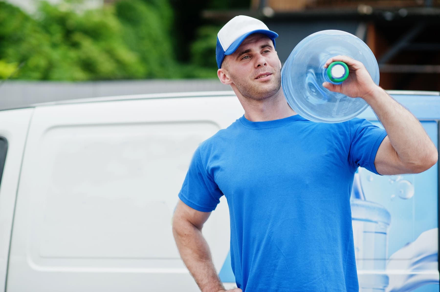 Water delivery prepared for an event