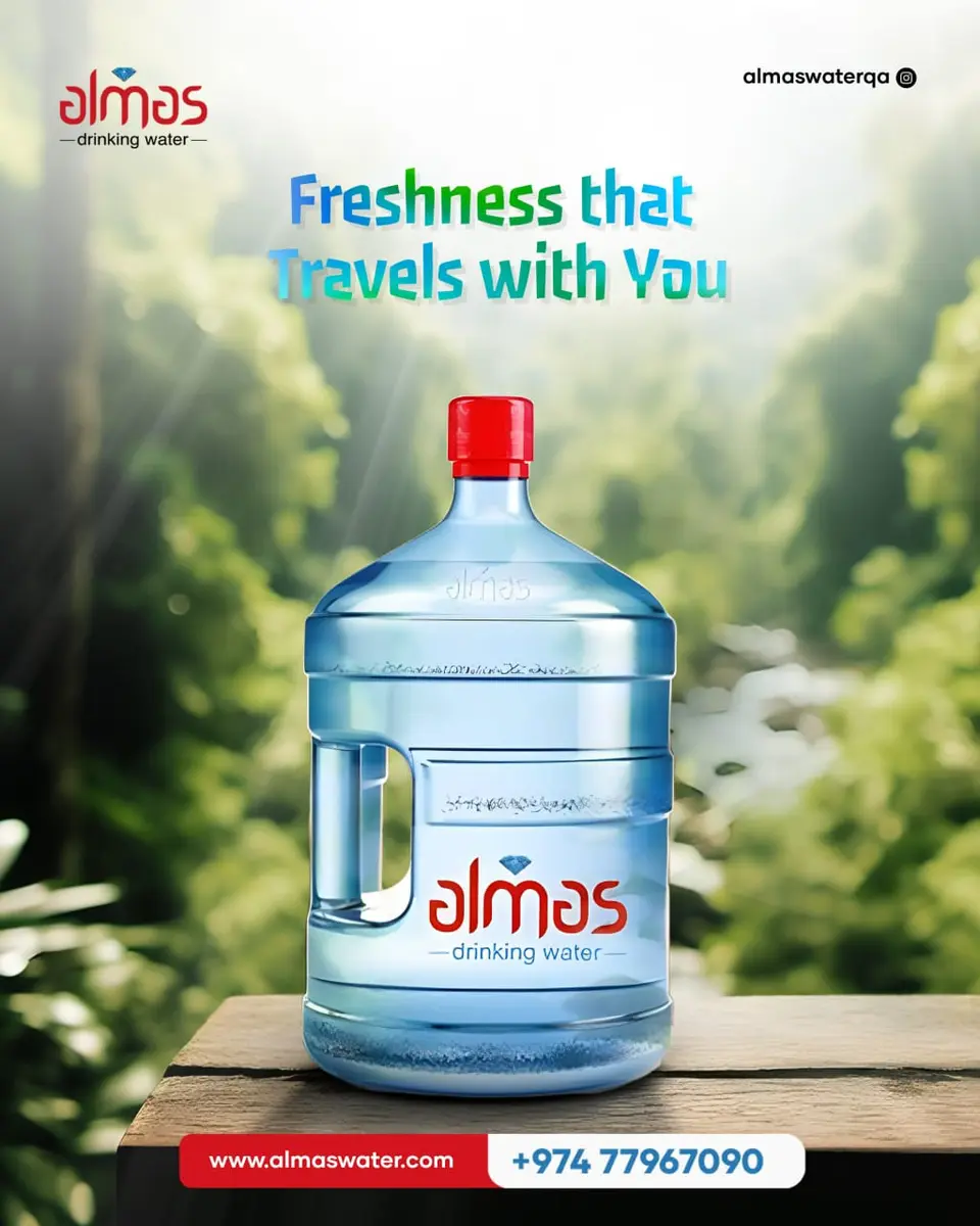 Wherever the day takes you, take freshness along. Almas Water is
 your go-to sip — light to carry, pure to the last drop, and always 
ready when you n