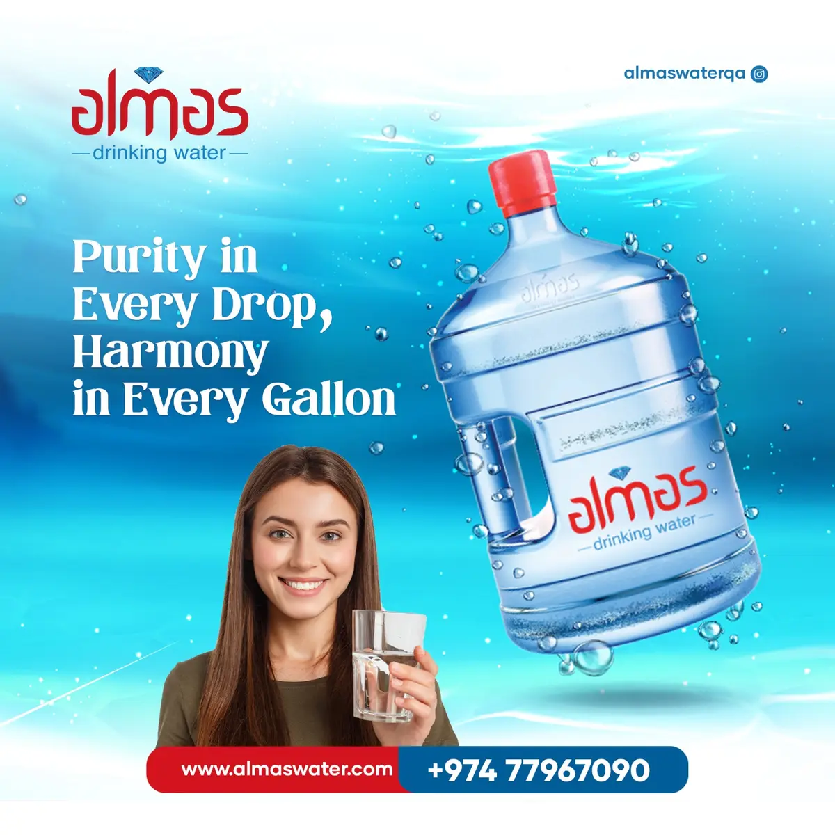 " Almas Water: Qatar's premier choice for safe, pure, natural
 drinking water. Book your gallon today!"

#pure #water #drinking #every #drop #harmony 