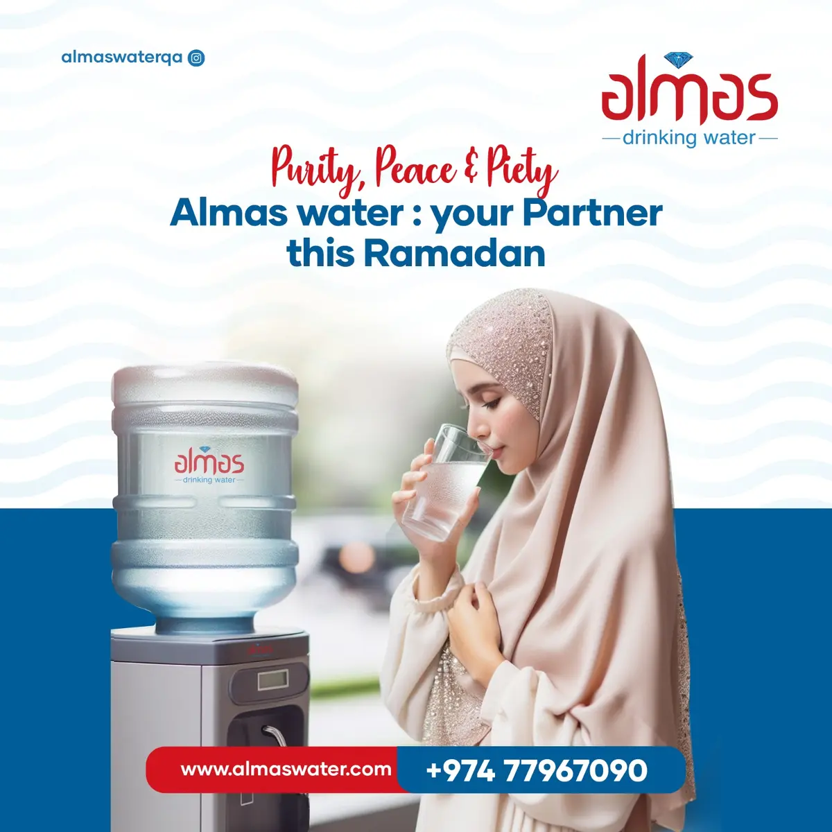 Prepare for a month of reflection, prayer, and community with Almas Water by your side. Book your Gallon today!

#pure #water #drinking #every #drop #