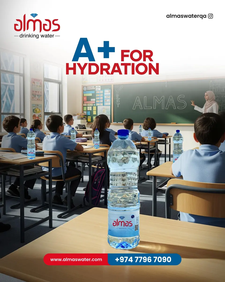 The school bell is back, and so is the Doha heat. Stay hydrated and focused all day long. A bottle of Almas is the one thing you can always rely on.

