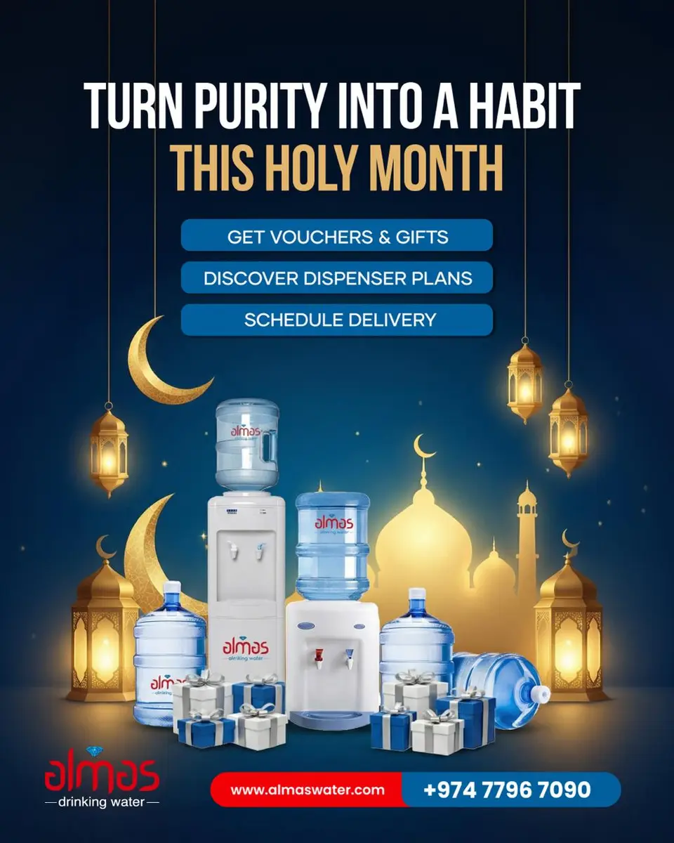 Turn purity into a daily habit this holy month. 
Make every gathering special with fresh drinking water, dispenser plans and thoughtful vouchers & gif