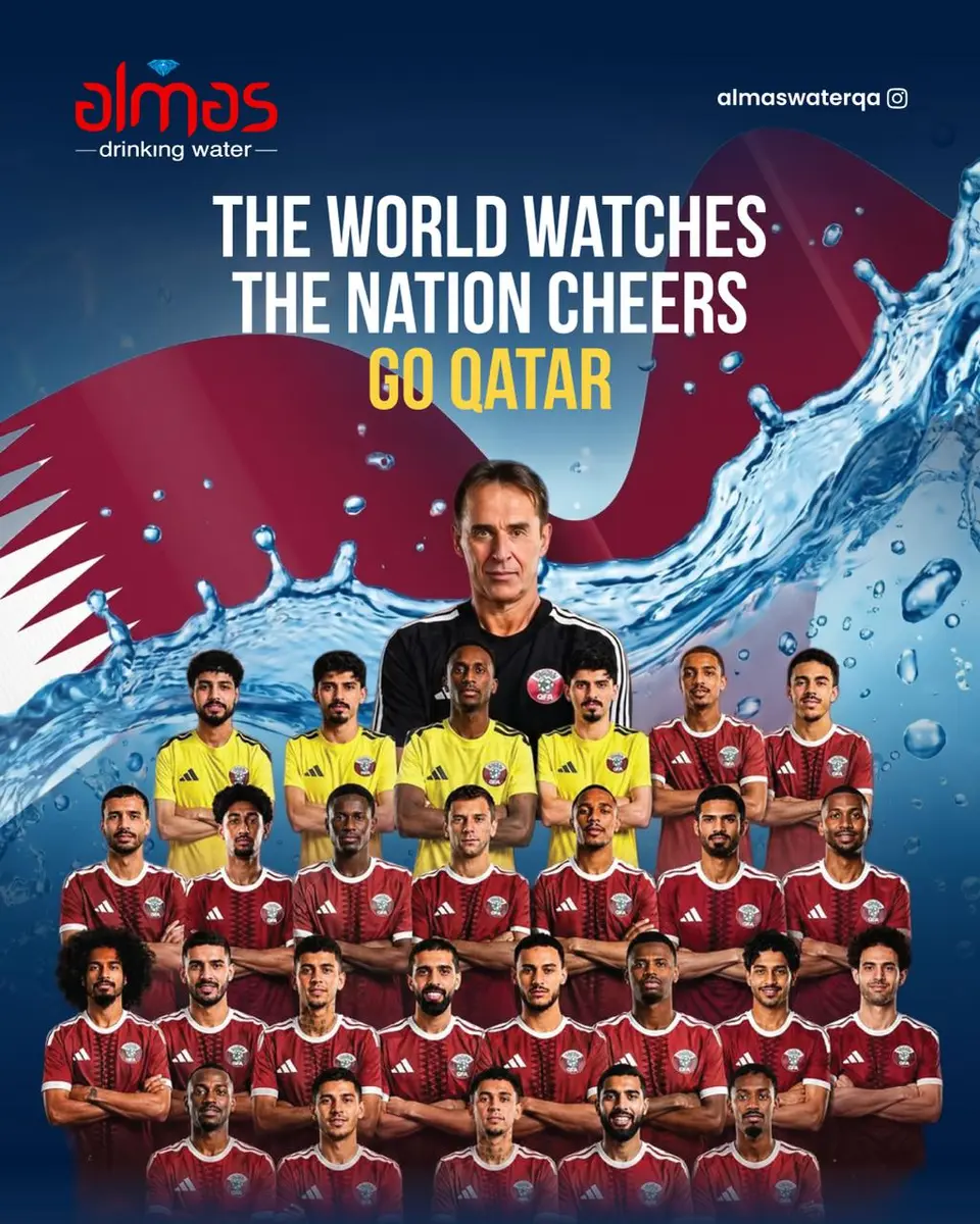 Wishing Team Qatar confidence, strength and success as they chase new milestones on the road to FIFA World Cup 2026.

#GoQatar #TeamQatar #QatarFootba
