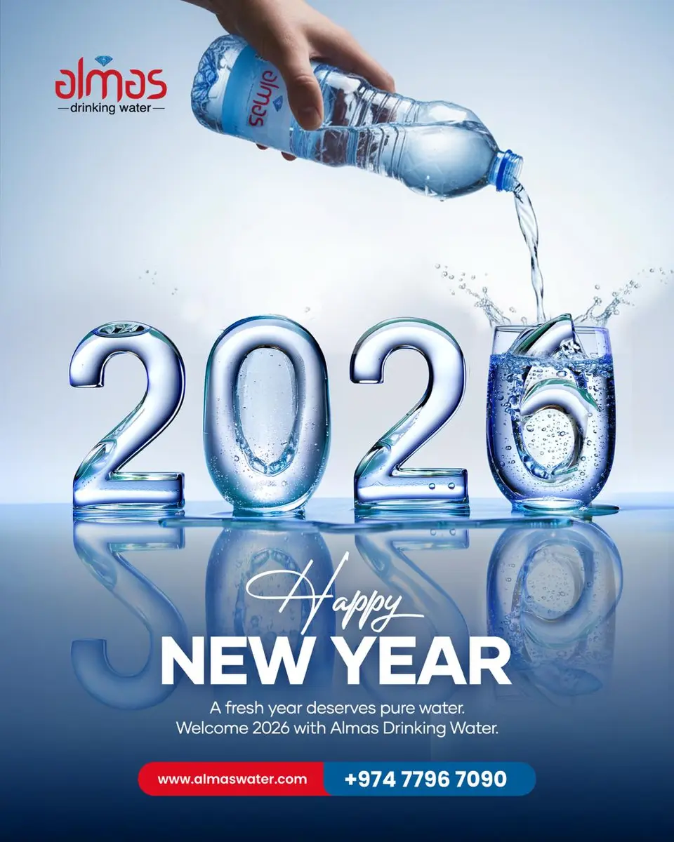 Wishing you a bright and peaceful start to the year. May every day of 2026 feel fresh, calm, and full of good energy.

#HappyNewYear #AlmasWater #2026