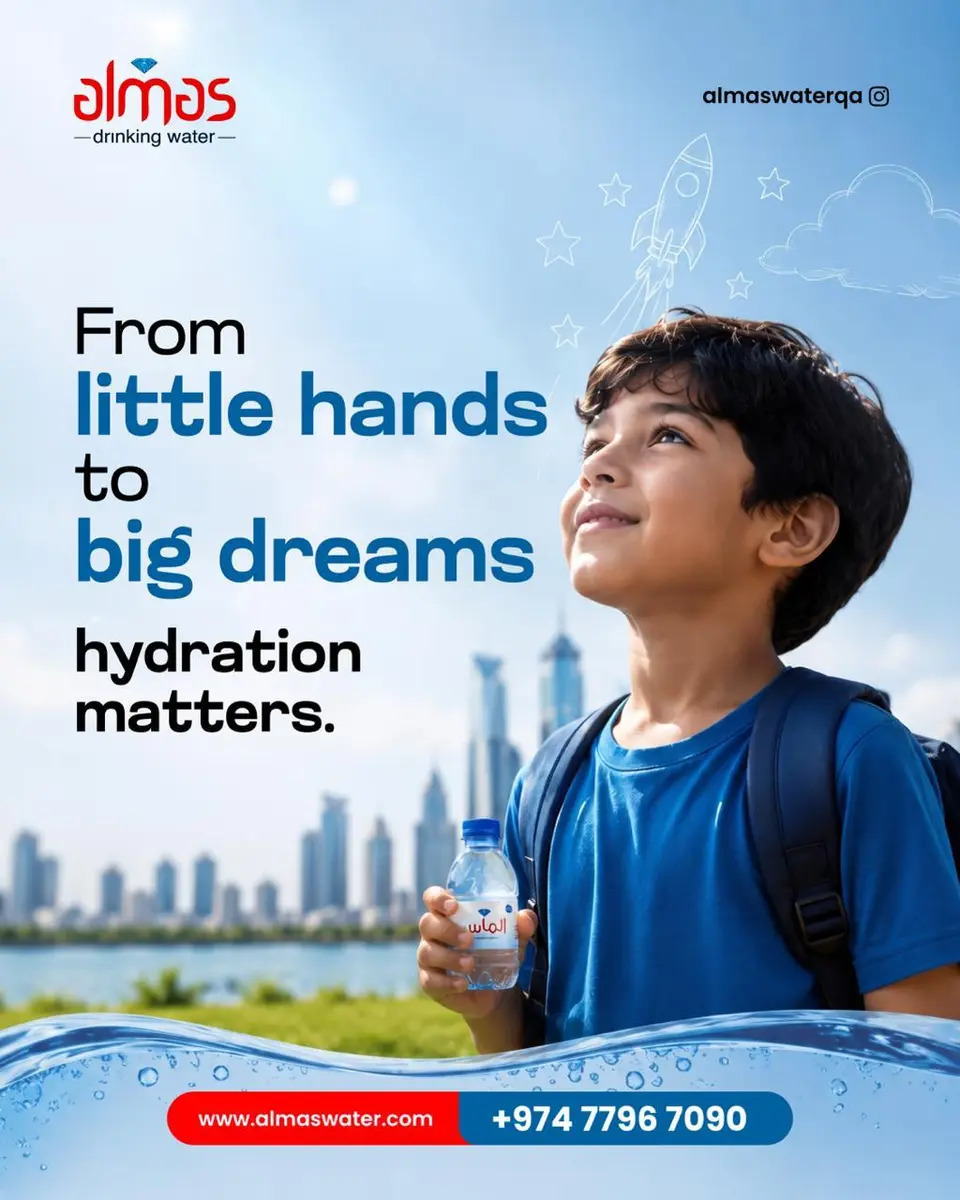 Healthy habits start with every sip. Keep your family refreshed with the purity and freshness of Almas Drinking Water—because every generation deserve